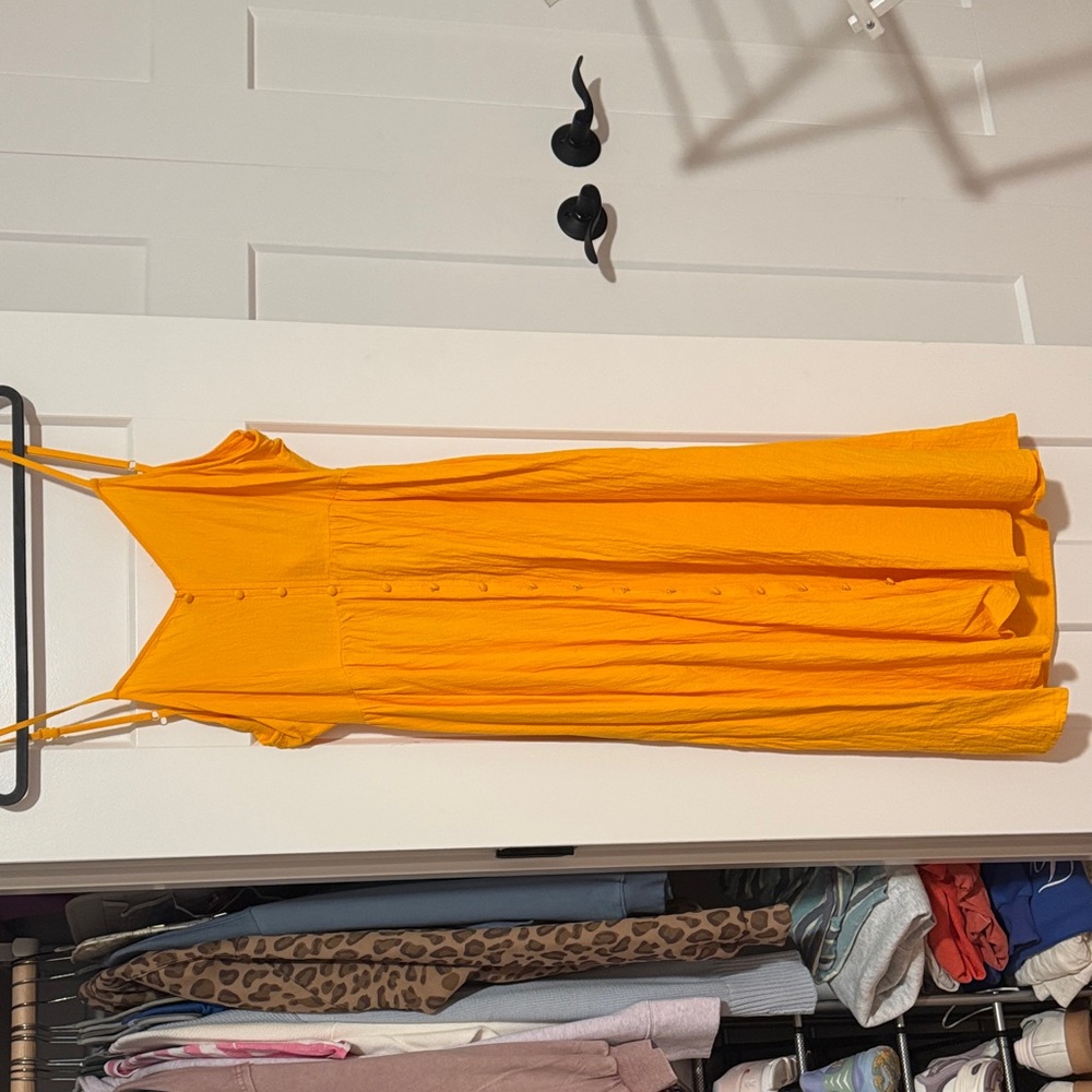 Vibrant Yellow Sleeveless Dress